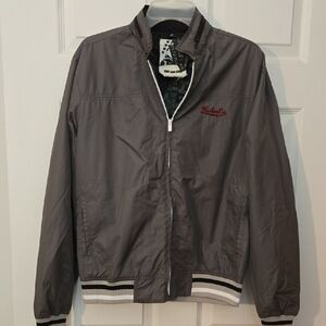 Hurley Men's Charcoal Bomber Jacket